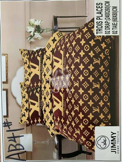 Image sur 2 Drap 3 Places + 2 Taies D'Oreiller- Louis Vuitton