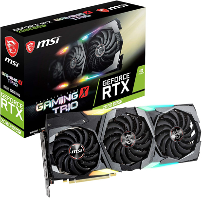Agrandir l'image de Carte graphique overclockée MSI Gaming GeForce RTX 2080 Super 8 Go GDRR6 256 bits HDMI / DP Nvlink Tri-Frozr Image de Carte graphique overclockée MSI Gaming GeForce RTX 2080 Super 8 Go GDRR6 256 bits HDMI / DP Nvlink Tri-Frozr