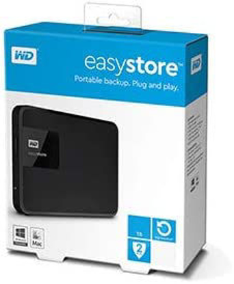 Agrandir l'image de Disque dur portable externe -WD -USB 3.0 Easystore 5 To - Noir-24 mois Image de Disque dur portable externe -WD -USB 3.0 Easystore 5 To - Noir-24 mois