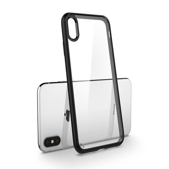 Image sur Pochette Pour iPhone XS max - Transparent et Noir
