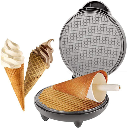 Agrandir l'image de Machine À Cône De Gaufre Électrique, À Cornet De Crème Glacée,Crème Glacée, Rouleaux D'oeufs Antiadhésif Dessert De Cuisson - 03Mois Image de Machine À Cône De Gaufre Électrique, À Cornet De Crème Glacée,Crème Glacée, Rouleaux D'oeufs Antiadhésif Dessert De Cuisson - 03Mois