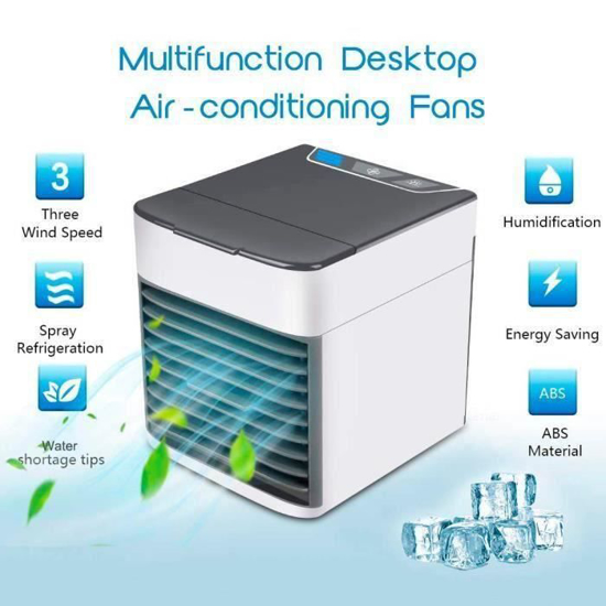 Climatiseur mobile 220V, petit format, télécommande, économie d'énergie,  mini réfrigérateur, refroidissement, chauffage, air, 7m, 400W