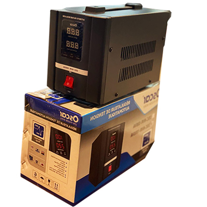 Agrandir l'image de REGULATEUR DE TENSION - 5000 VA OSCAR - 06Mois Garanti Image de REGULATEUR DE TENSION - 5000 VA OSCAR - 06Mois Garanti