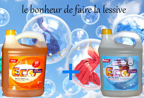 Savon liquide + Javel Eco Kleen - 5L