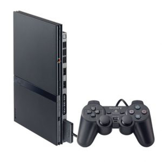Image sur Playstation 2 - 32Go - Slim - 30 jeux - Deux Manettes - Noir