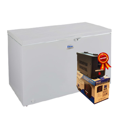 Agrandir l'image de Congélateur coffre Oscar OSC-CF400S - 400L- garantie 6 Mois+ Régulateur Image de Congélateur coffre Oscar OSC-CF400S - 400L- garantie 6 Mois+ Régulateur