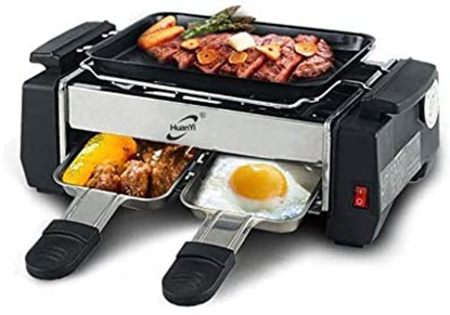 Agrandir l'image de Barbecue raclette électrique - Gril sans fumée - 1000W - Garantie 03Mois Image de Barbecue raclette électrique - Gril sans fumée - 1000W - Garantie 03Mois