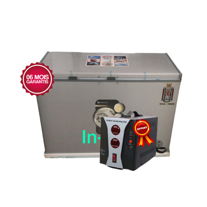 Agrandir l'image de Congélateur Innova - IN-420 - 300L - 06mois de garantie + Un stabilisateur Roch RSB-500P avec port usb offert Image de Congélateur Innova - IN-420 - 300L - 06mois de garantie + Un stabilisateur Roch RSB-500P avec port usb offert