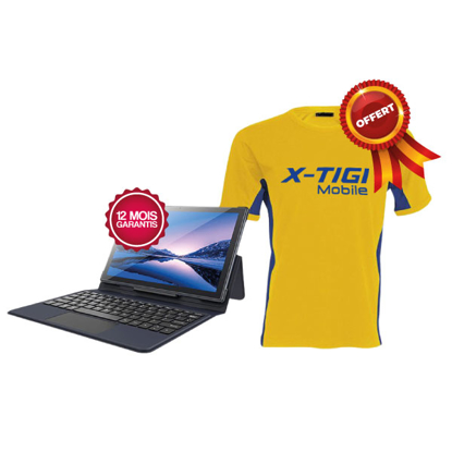 Agrandir l'image de Tablette ordinateur X-Tigi Hope 10 pro - clavier démontable - 32Go/3Go RAM - 8MP - 6000mAh - 10,1" - Dual Sim - Gris - Garantie 12Mois Image de Tablette ordinateur X-Tigi Hope 10 pro - clavier démontable - 32Go/3Go RAM - 8MP - 6000mAh - 10,1" - Dual Sim - Gris - Garantie 12Mois
