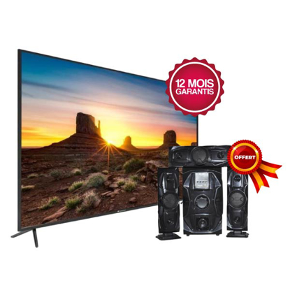 Agrandir l'image de TV Led 55'' Numérique N.D.E9 - full HD - décodeur et régulateur intégrés - noir - garantie 12mois + Woofer NDE9 - ND7811 offert Image de TV Led 55'' Numérique N.D.E9 - full HD - décodeur et régulateur intégrés - noir - garantie 12mois + Woofer NDE9 - ND7811 offert