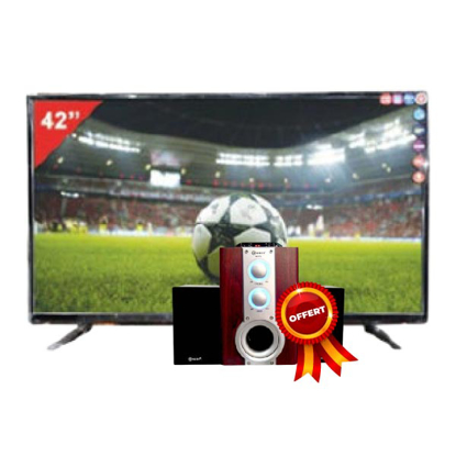 Agrandir l'image de TV Numérique 42" LED - Décodeur & Régulateur Intégrés - 06Mois garantie. Image de TV Numérique 42" LED - Décodeur & Régulateur Intégrés - 06Mois garantie.