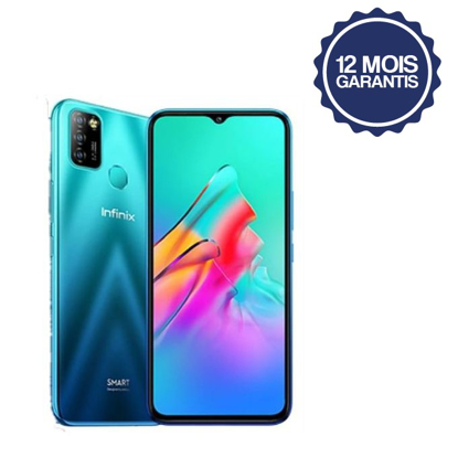 Agrandir l'image de Infinix Smart 5 - 32GB + 2GB RAM - 8MP+8 MP+2 MP - 2G/ 3G - vert - garantie 12 mois Image de Infinix Smart 5 - 32GB + 2GB RAM - 8MP+8 MP+2 MP - 2G/ 3G - vert - garantie 12 mois