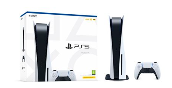 Image sur Sony Playstation 5 -  CPU Octa-Core - 825Go/16G RAM - Blanc et Noir - 12Mois Garanti