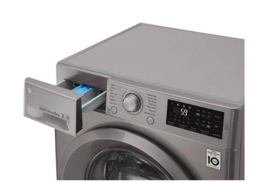 Image sur LG machine à laver F2J5NNP7S - 6KG - gris argent - 12 mois garantis