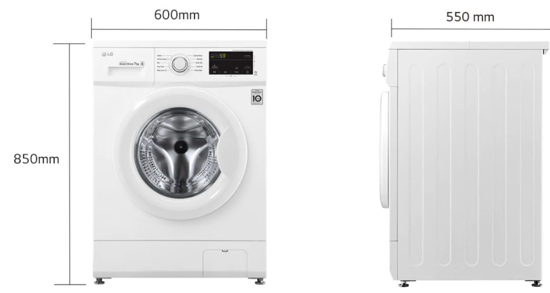 LG Machine à laver 6.5KG - FH2J3WDNPO - blanc - 12mois garantis