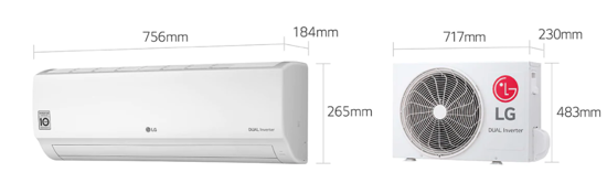 Climatiseur LG S4-Q12JA3Q2 - 1.5CV- Inverter intelligent - blanc - 12 mois garantis-iziwayCameroun	