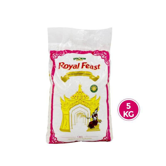 Image sur 03 sacs - Riz parfumé Royal Feast - long grain blanc - 5kg