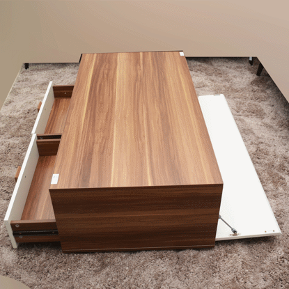 Image de TABLE A BASSE + 2 TIROIR 119*60*36CM