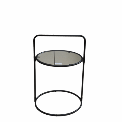 Image de TABLE D'APOINT VITREE avec poignée en