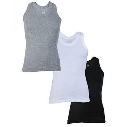 Agrandir l'image de Débardeurs - 3 Pièces - Blanc , Noir Et Gris Image de Débardeurs - 3 Pièces - Blanc , Noir Et Gris