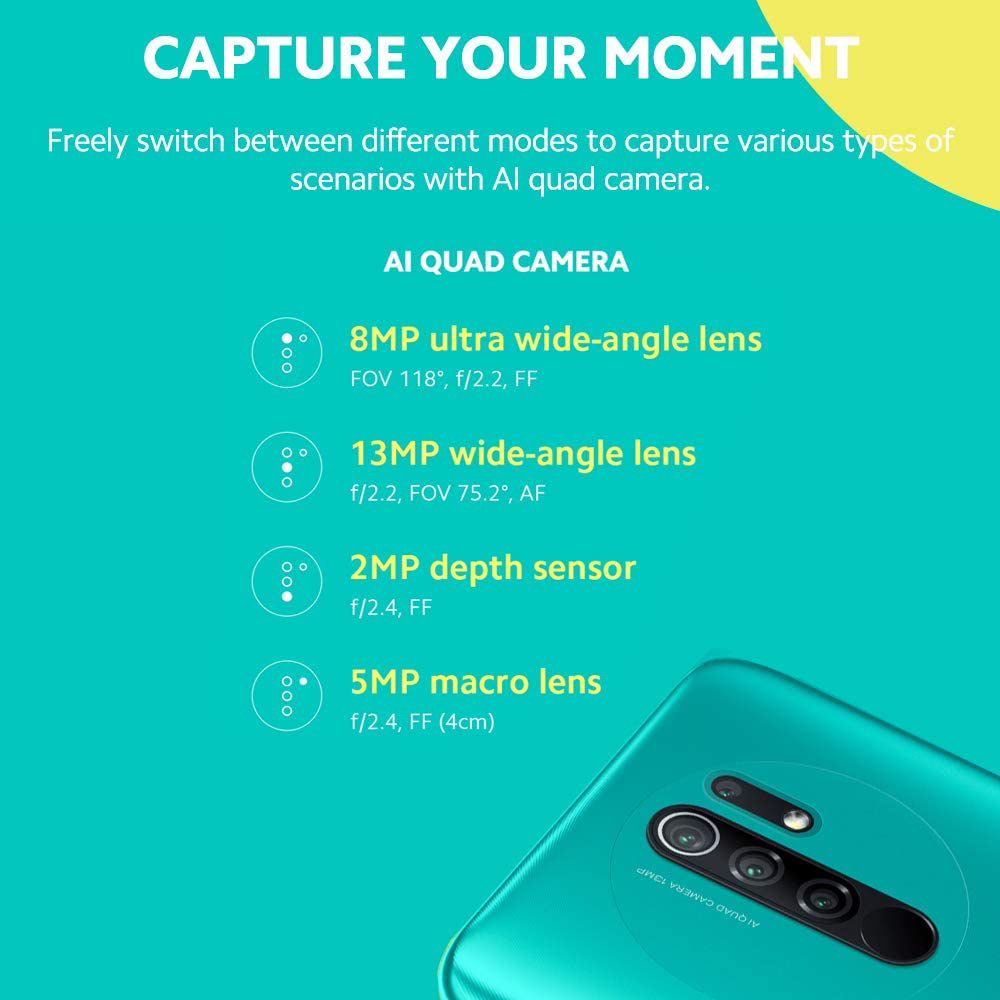 Xiaomi Redmi 9 Dual SIM - 6.53