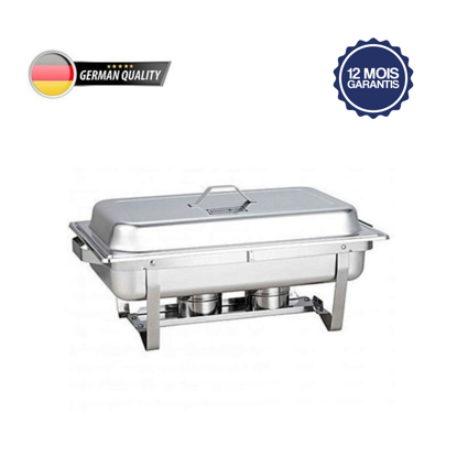 Marmite Chauffante - Royalty Line - RL CFD-9.661.1 - 610 x 370 x 150 mm - Gris Argent - 12 Mois-iziwaycameroun Marmite Chauffante - Royalty Line - RL CFD-9.661.1 - 610 x 370 x 150 mm - Gris Argent - 12 Mois