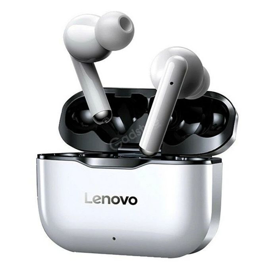 Image sur Ecouteurs sans fil Lenovo LivePods LP1 - BT 5.0 TWS - 300mAh - Blanc