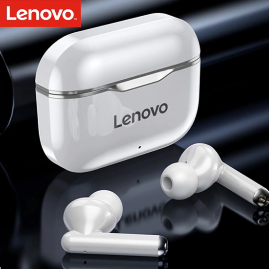 Image sur Ecouteurs sans fil Lenovo LivePods LP1 - BT 5.0 TWS - 300mAh - Blanc