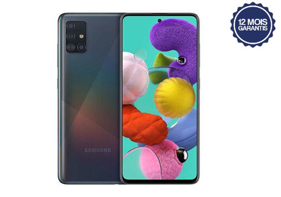 Samsung Galaxy A51 - smartphone - 4G - 6,5'' - 4Gb/128GB - 48Mp/ 12Mp/ 5Mp - Garantie 12 mois