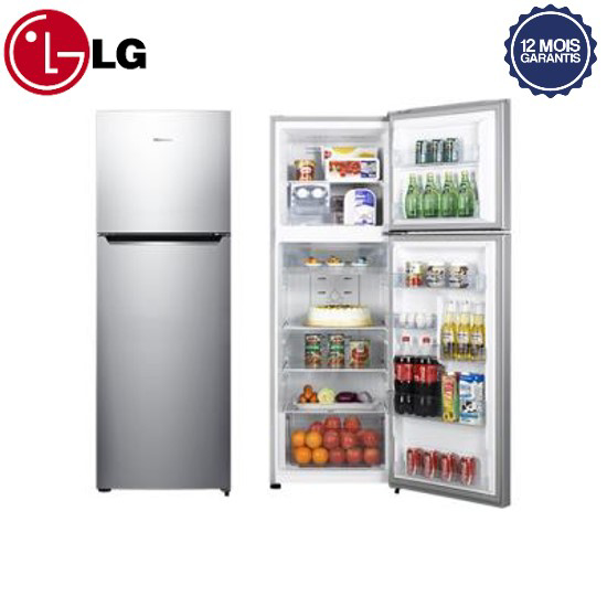 LG Réfrigérateur Double Battant GN-C382SLCU - 382 Litres - Gris - 12Mois Garantis