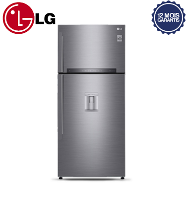 LG Réfrigérateur Double Battant avec Pondeuse Glaçons GL-F682HLHN - 486 Litres - Gris Argent - 12Mois Garantis-iziwaycameroun LG Réfrigérateur Double Battant avec Pondeuse Glaçons GL-F682HLHN - 486 Litres - Gris Argent - 12Mois Garantis