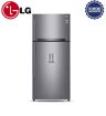 LG Réfrigérateur Double Battant avec Pondeuse Glaçons GL-F682HLHN - 486 Litres - Gris Argent - 12Mois Garantis
