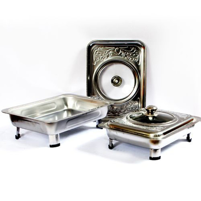 Plat de service - 2 Pièces - 35 Et 40 cm - Gris Argent-iziwaycameroun