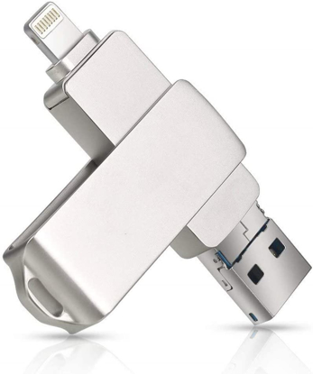 Agrandir l'image de Cle usb 3 en 1 OTG iphone, android, pc - 32Go Image de Cle usb 3 en 1 OTG iphone, android, pc - 32Go