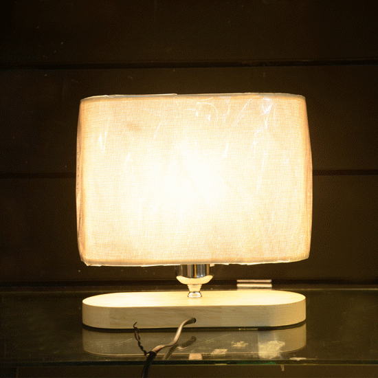 Image sur Lampe de chevet 25 cm couleur beige