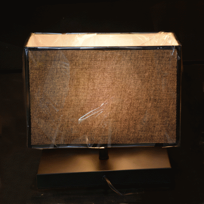 Image de LAMPE DE CHEVET H 32 CM CLR NOIR 1C/4A // 220309