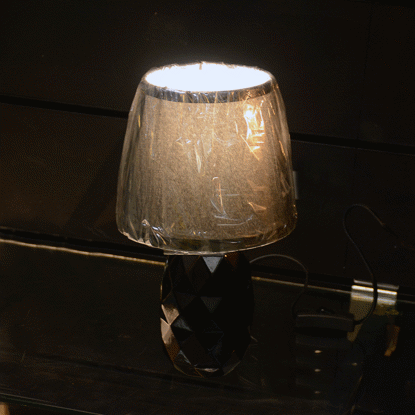 Image de LAMPE DE CHEVET H 29 CM 1C/12/AC 2ASS CLR // 220304