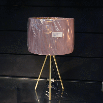 Image de LAMPE DE TABLE SUR PIED 24X42 CM CLR R/ REF 234253, REF 234252 Deux couleurs jaune turquoise