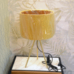 Image sur LAMPE DE TABLE SUR PIED 24X42 CM CLR R/ REF 234253, REF 234252 Deux couleurs jaune turquoise