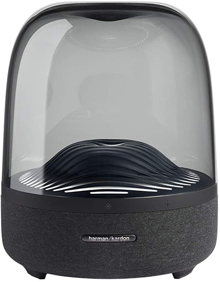 Image sur Harman Kardon Aura Studio 3 - Haut-parleur sans fil BT élégant avec un design haut de gamme et un éclairage ambiant - Noir - 12 Mois