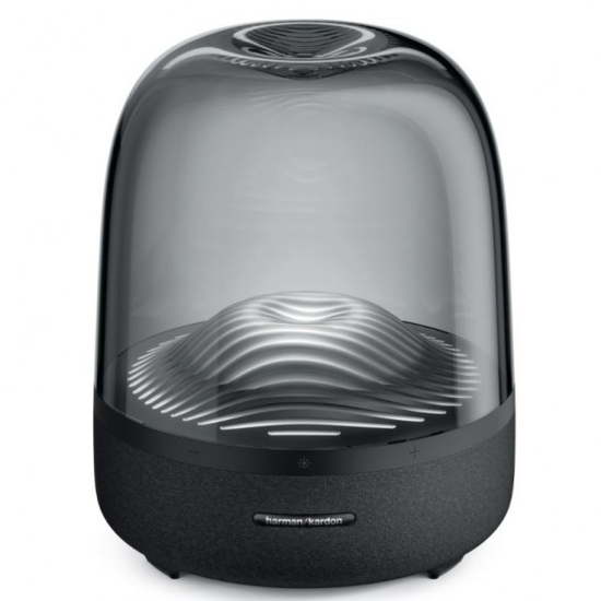 Image sur Harman Kardon Aura Studio 3 - Haut-parleur sans fil BT élégant avec un design haut de gamme et un éclairage ambiant - Noir - 12 Mois