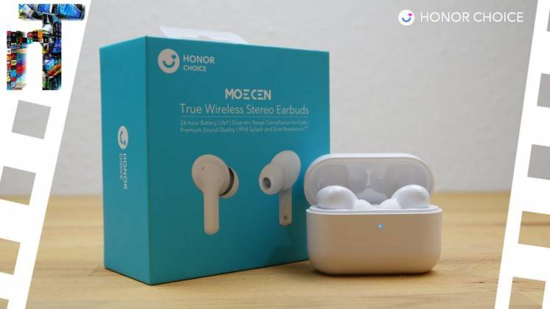 Image sur Écouteurs Bluetooth Honor Choice Double microphone, réduction du bruit pour les appels, écouteurs IP54 étanche et anti-poussière - BLANC - 6 MOIS