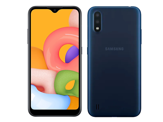 Samsung Galaxy A01 -  5.7" - 16Go / 2Go - Dual SIM - Scanner d'empreintes digitales - 24 mois Garantis-iziwaycameroun