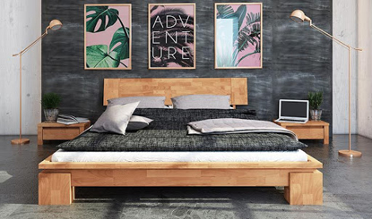 Agrandir l'image de Lit de type contemporain  160X190.cm SUR COMMANDE Image de Lit de type contemporain  160X190.cm SUR COMMANDE