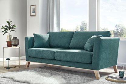 Agrandir l'image de Canapé couleur verte olive style contemporain trois places 180X80cm Image de Canapé couleur verte olive style contemporain trois places 180X80cm
