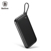 Image sur Baseus 20000mAh Batterie Externe Charge Rapide 3.0 EXTERNE USB Chargeur De Batterie Portable 18W QC 3.0 PD rapide Chagring Poverbank Pour Téléphone - Noir - 12 Mois