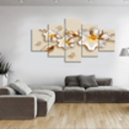 Image de Tableau en toile 5 en 1 Décoration Murale 3D Design - Multicolore