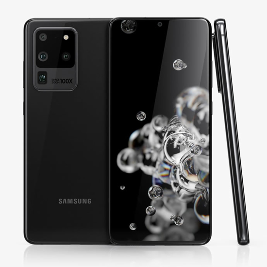 Samsung Galaxy S20 Ultra -  6,9'' - 128Go/12Go - Emprunte digitale - 108Mpx+48Mpx+12MP/40 MP - Noir - 12mois Garantis-iziwaycameroun