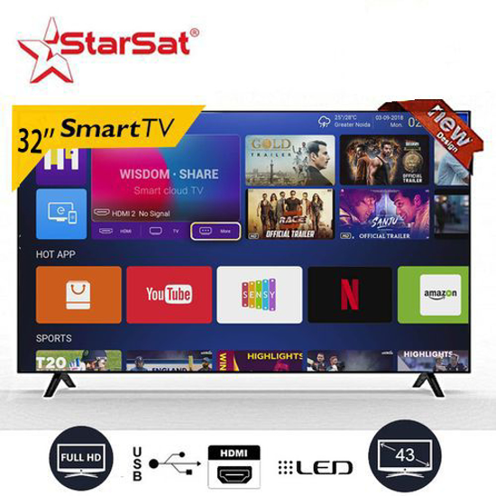 Image sur Smart TV LED - Starsat - C32 -32 "- Wifi - HDMI/USB/VGA - 12 Mois