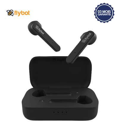 Écouteurs Flybot Beat 100 - Bluetooth 5.0 - Waterproof - 3 mois garantis Écouteurs Flybot Beat 100 - Bluetooth 5.0 - Waterproof - 3 mois garantis-iziwayCameroun